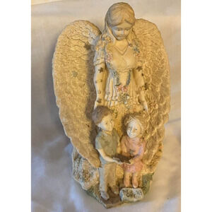 The Gift Angel & Children w Star by Suzan Bradford 1993